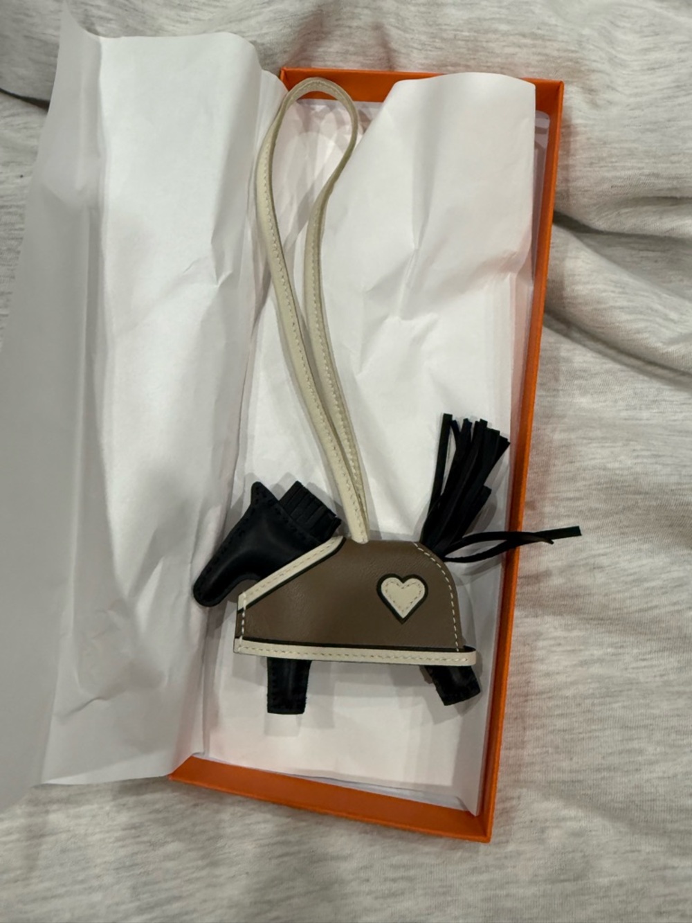 Hermes Rodeo Robeo Noir Etoupe Craie BNIB - Picture 2 of 7